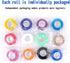 24 Pack Self Adherent Cohesive Wrap Bandages 1 Inches X 5 Yards, First Aid Tape, Elastic Self Adhesive Tape, Athletic, Sports wrap Tape, Bandage W...