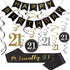 21st Birthday Party Decorations kit, 21st Birthday Gifts for Her/Him, Happy 21st Birthday Banner, Sparkling Celebration 21 Hanging Swirls,"Finally...