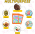 100 PCS Holographic Bags for Lashes, Candy, Small Baggies Sample Bag Smell Proof Packaging Bags for Jewelry, Present, Resealable Bags for Small Bu...