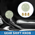 Universal Shift Knob Round Ball Stick Shifter Lever Knob with 3 Adapter for Automatic and Manual Vehicle Acrylic Blue (Set of 4)...