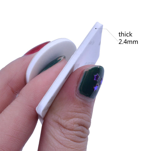 50pcs Double Sided Foam Tapes Strong Pads Sticky Foam Tape White Square Round Self-Adhesive Replacement Sticky Pads for Metal Glass Wall Surface F...