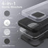 JETech Silicone Case for iPhone 13 6.1-Inch, Silky-Soft Touch Full-Body Protective Phone Case, Shockproof Cover with Microfiber Lining (Black)......