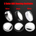 Ampper 2" Round Blind Spot Mirror, 360 Degree Adjustabe HD Glass and ABS Housing Convex Round Stick-On Mirror for Car (Black, Pack of 2)...