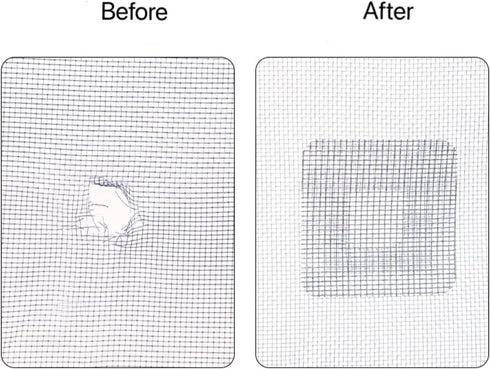 Screen Repair Kit- 15 Pcs Door Window Screen Repair Patch, Strong Adhesive Screen Repair Stickers for Repair Holes, Tears...