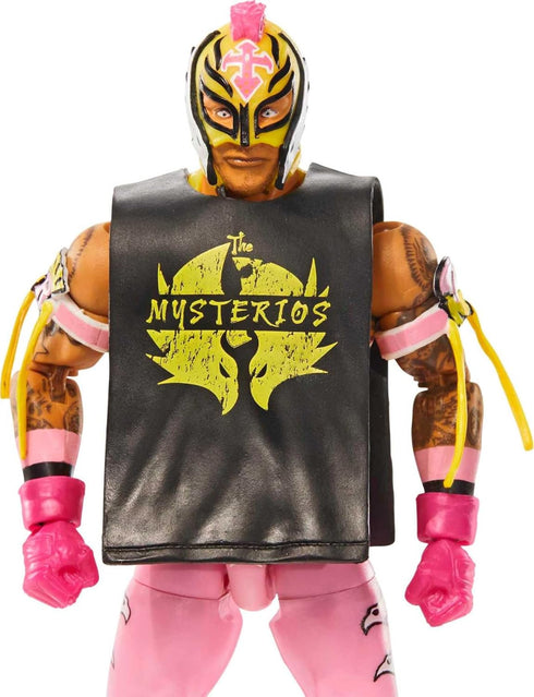 Mattel WWE Rey Mysterio Top Picks Elite Collection Action Figure, Articulation & Life-Like Detail, Interchangeable Accessories, 6-in...