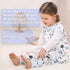 WONDAY Toddler Sleep Sack with Legs,Toddler Sleep Sacks 2t-3t,0.5T Cotton Sleeveless Baby Sleep Bag Wearable Blanket with Feet...