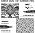 Arrtx 8 Pack Black Acrylic Paint Pens, Dual Tip Acrylic Paint Markers for Rock Painting, Graffiti, Paper, Wood, Ceramic, Fabric, Glass, Canvas, Pl...