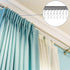 120 Pieces Curtain Track Hooks Metal Drapes Curtain Wire Hooks Stainless Steel Small S Hangers for Ceiling Track...