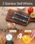 Rechargeable Electric Milk Frother - 3 Speeds, Stainless Steel Whisk for Bulletproof Coffee, Cappuccino, Chocolate, Tea, Matcha...