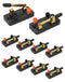 QWORK Educational Single Pole Cutter Switch, 10 Pack Single Throw Electrical Switch for Making and Breaking a Single Electrical Connection Circuit...