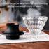 Coffee Dripper, Cone Glass Pour Over Coffee Dripper with Switch Easy Cleansing Reuse Pour Over Coffee Dripper Filter for Backpacking Camping...