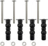 Toilet Seat Hinge Screw 2 Pack,Compatible with TOTO Toilet, Expanding Rubber Bolt Top Nuts Set for Top Mount Toilet Seat Tightening Kit Replacemen...