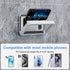 Shower Phone Holder Waterproof, 480°Rotating Waterproof Phone Holder for Shower Adjustable Anti-Fog Shower Phone Case Holder Bathroom Wall Phone M...