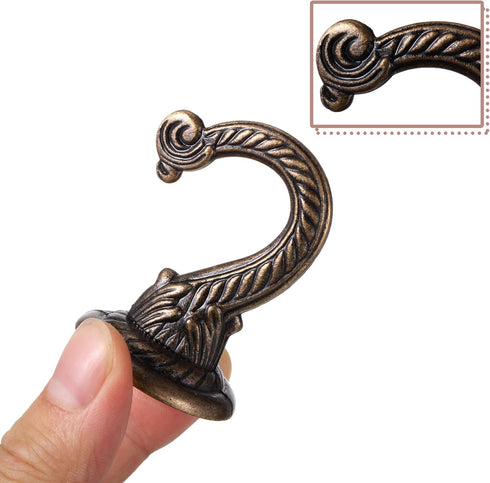 Hotop 6 Pieces Swag Ceiling Hooks Heavy Duty Swag Hanging Plants Toggle Hooks Chandeliers Wind Chimes Ornament Basket Hanger for Ceiling Installat...
