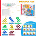 48 Pcs Tower Balance Game, Stack Attack Board Games for 2 Players Family Games, Balance Tower Building Blocks, Building Blocks Stacking Balance Ga...