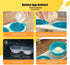 WWLUCKY Draining Egg Boiler for Microwave, Perfect Double Egg Poacher, Silicone Egg Boiler Cups, Double Egg Cups for Boiled Eggs, Draining Egg Boi...