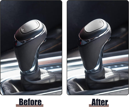 Unifizz Car Car Gear Shift Knob Cover Sticker Stainless Steel for Chevrolet Equinox 2018-2020 Silver Tone...