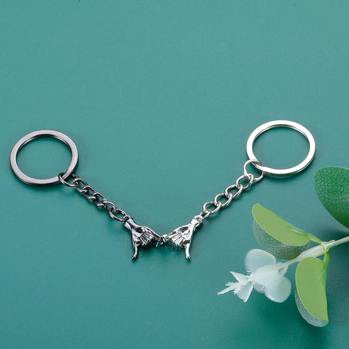 Boyfriend Gifts from Girlfriend National Boyfriends Day Gifts Pinky Promise Keychains for Couples 11th Anniversary Steel Gift for Couple Sweetest ...