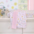 NoJo Happy Days Pink, Yellow and Blue Rainbows, Sun and Polka-Dot Super Soft Sherpa Baby Blanket...