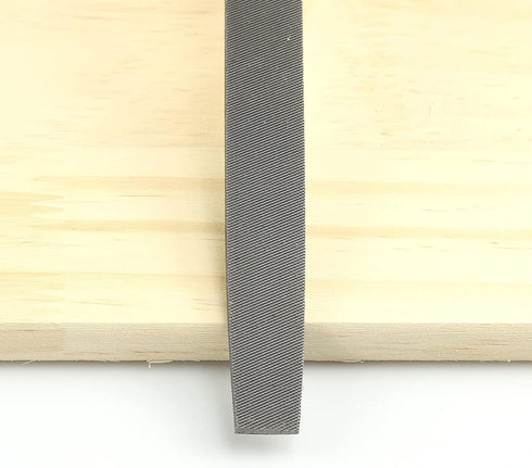 6 Inch Flat Medium Cut File, Double Cut Teeth, Made of High Carbon Steel, Flat Hand File Without Handle, Suitable for Shaping Metal, Wood, and Oth...