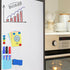 Magnetic Dry Erase White Board Sheet, 12" x 18" Self-Adhesive Whiteboard Dry Erase Board for Wall, Fridge,Glass, Magnetic Cuttable Whiteboard for ...