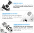 TAILONZ PNEUMATIC 3 Way 2 Position Air Hand Lever Operated Valve 1/4"NPT Pneumatic Solenoid Valve Manual Control Push-Pull 3R210-08...