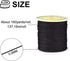 Pandahall 150 Yards Nylon Beading Cord 0.5mm Braided Nylon Thread String Chinese Knotting Cord with Plastic Spool for DIY Craft Jewelry Making (Bl...