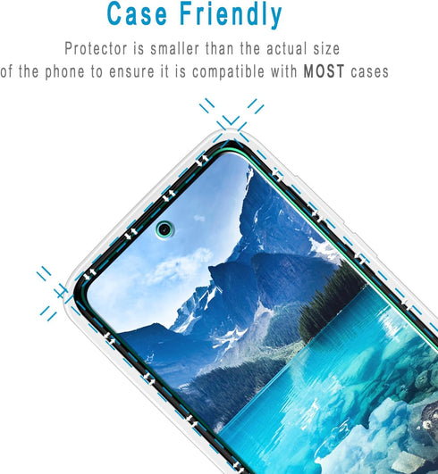 (2 Pack) HPTech Designed for Motorola Moto G Power 5G (2023) (Not Fit for 2022/2021/2020 Version) Tempered Glass Screen Protector, Anti Scratch, B...