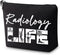 Radiology Life Makeup Bag Radiology Tech Cosmetic Bag Radiology Technician Radiology Gifts Future X-Ray Tech Graduation Gift...
