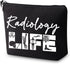 Radiology Life Makeup Bag Radiology Tech Cosmetic Bag Radiology Technician Radiology Gifts Future X-Ray Tech Graduation Gift...