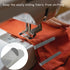20 Pcs Stainless Steel Hemming Clips 3-Inch Stainless Steel Ruler Hem Clips Measurement Ruler Quilting Supplies Sewing Clips fit Sewing Supplies P...