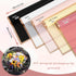 Whaline 30 Sheets Floral Wrapping Paper with Rose Gold Edge 5 Colors Flower Bouquet Wrap Paper Double Sided Florist Packaging Paper for Wedding Bi...