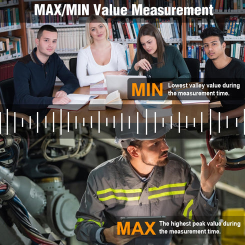 Noise Decibel Meter, Gedaye Sound Level Meter, Range 35-135dBA, SPL Meter with A Weighted, Data Hold MAX/MIN Fast/Slow, for Classroom Workshop dB ...