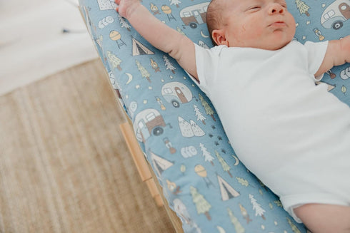 Premium Knit Changing Pad Cover by Copper Pearl: Soft, Stylish, and Universal Fit for All Standard Diaper Changing Pads, Trendy Design Changing Pa...