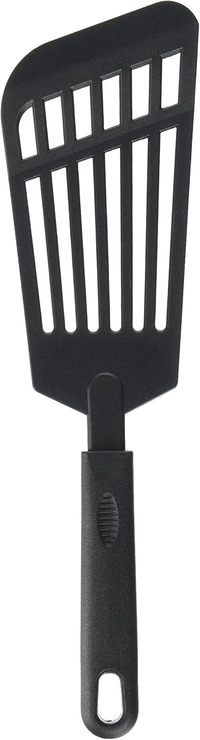 Winco, Black Nylon Fish Spatula, Medium, 12"...