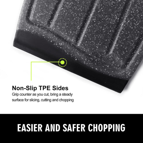Mini Cutting Board, 7.48" Plastic Cutting Board for Kitchen, Small Cutting Board with Multiple Juice Grooves, Dishwasher Safe, Non-Slip, BPA Free,...