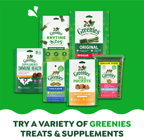 Greenies Pumpkin Spice Flavor Large Size, Veterinarian-Recommended for Dental Care, Dog Treat Chews, Limited Edition, 12 oz., Pack of 8...