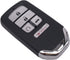 Remote Smart Key Fob Shell Case Fit for 2016 2017 2018 Honda Civic CR-V Pilot Keyless Entry Replacement Car Key Cover (Silver, 5 Buttons)...