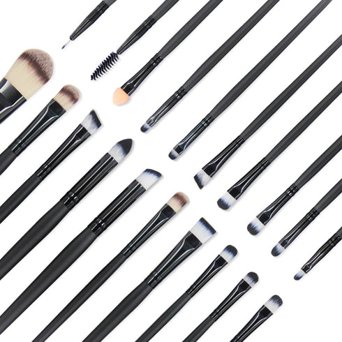 20 Pieces Makeup Brush Set Professional Face Eye Shadow Eyeliner Foundation Blush Lip Makeup Brushes Powder Liquid Cream Cosmetics Blending Brush ...