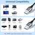 QianLink USB to USB Cable, (6.6ft) 5 Gbps USB 3.0 A to A Male Cable, USB Male to Male Cable Double End USB Cord Compatible for Hard Drive Enclosur...