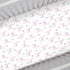 NoJo Super Soft Pink Llama Nursery Mini Crib Fitted Sheet, Pink, White, Green...
