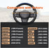 GIANT PANDA Steering Wheel Cover for Subaru Forester, Car Steering Wheel Cover for Subaru Outback and Crosstrek - Blue...