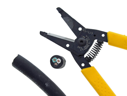 IDEAL Electrical 45-123 T-Cutter Wire Cutter - Spring Loaded Steel Pliers...
