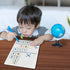 Dry Erase Long Multiplication Practice White Board, 8" x 12" Double Sided 2-digits Multiplication Board with a 4" x 2.5" Multiplication Chart Boar...