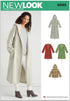 New Look Misses' Coat with Hood Sewing Pattern Packet, Design Code S9129, Sizes XS-S-M-L-XL, Multicolor...