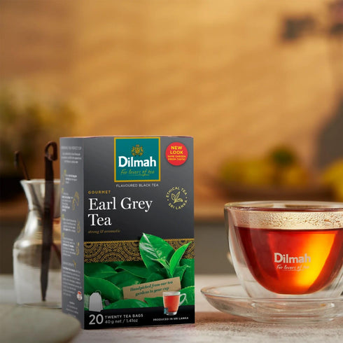 Dilmah Earl Grey Ceylon Tea - 50 Tea Bags 100g...