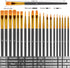 Paint Brushes Set, 60 Pcs Paint Brushes for Acrylic Painting, Oil Watercolor Acrylic Paint Brush, Artist Paintbrushes for Body Face Rock Canvas, K...
