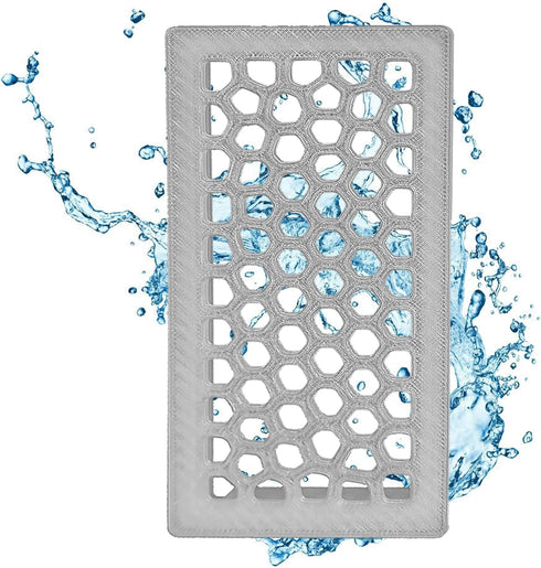 Aquarium Lid Insert Securely Fits Fluval Spec 3 - Aquarium Cover Allows Light Through Voronoi Mesh Design, Fish Tank Lid 3D-Printed PETG, Perfect ...