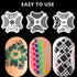 Bowitzki Reusable Face Paint Stencils for Body Art Painting Halloween Party Makeup Temporary Tattoos Stencils (Animal Print)...