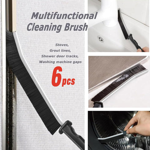 Crevice Cleaning Brush,Multifunctional Cleaning Brush Tool, Bathroom Gap Brush, Small Cleaning Brush, Grout Brush, Kitchen Brush, Cleaning Tools f...